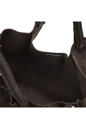 Dark brown Dua bag soft suede GIANNI CHIARINI | BS9779CMPL974